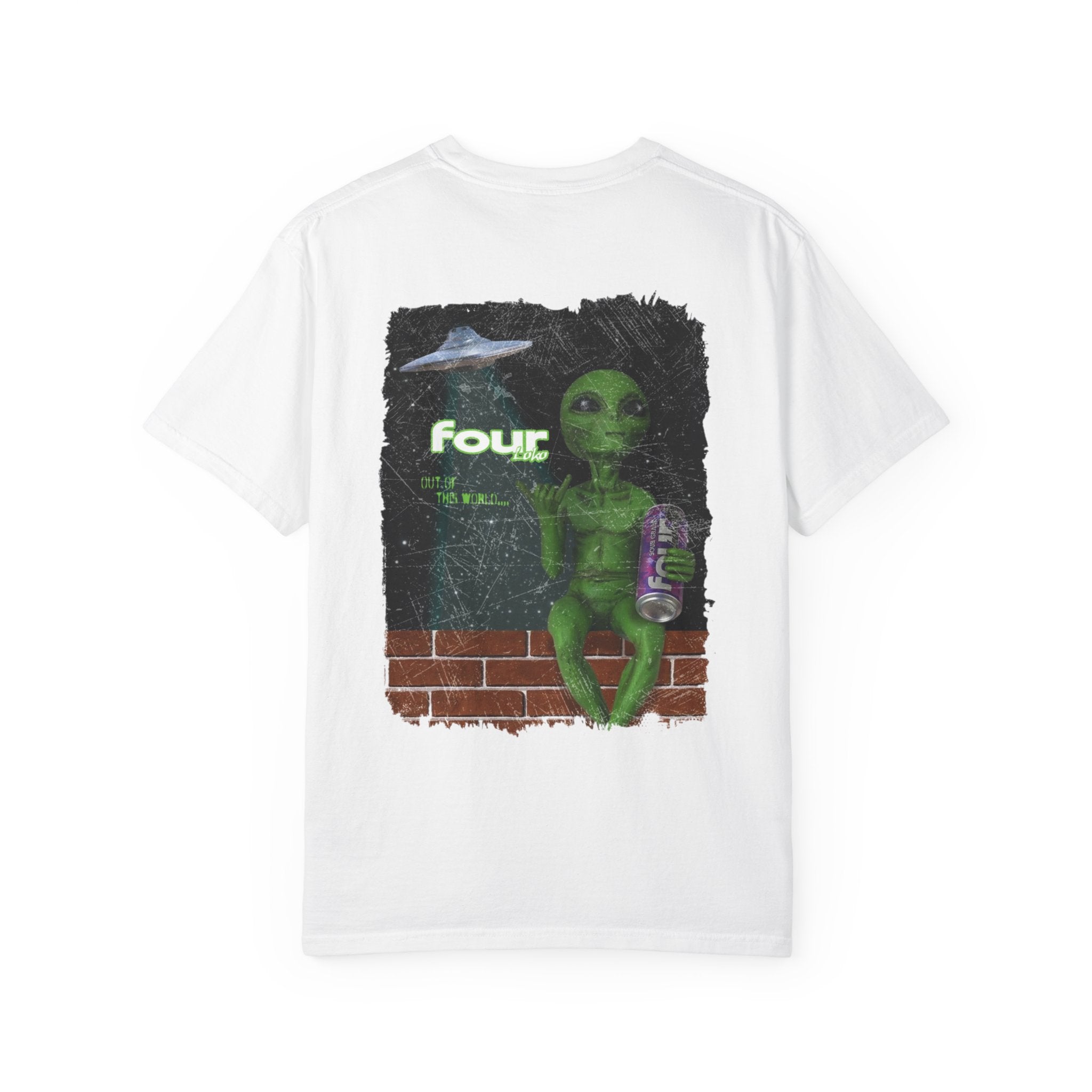 Four LOKO Alien Chilling Vintage T-shirt Worn Vintage Quality