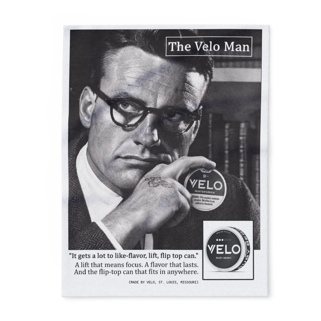 The Velo Man Ciggarette Parody Blanket