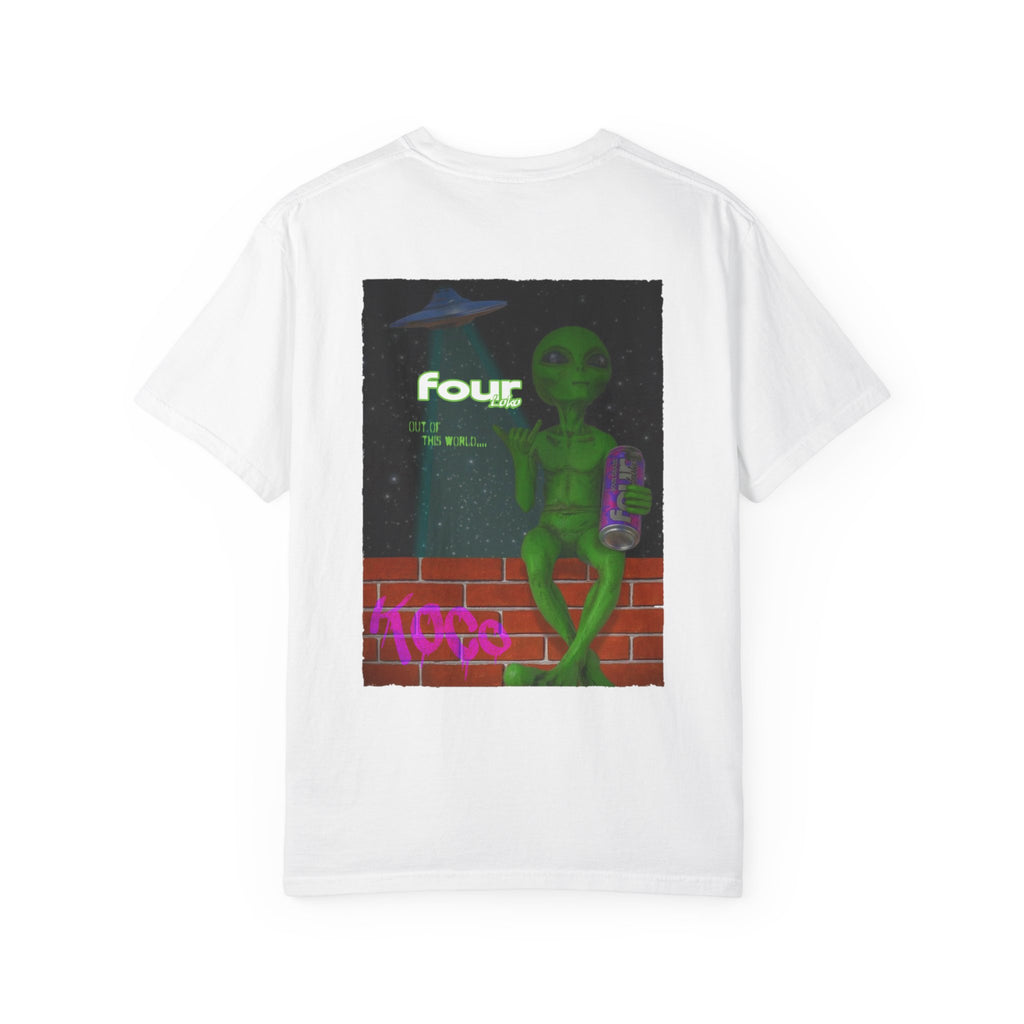 Four LOKO Alien Chilling Vintage T-shirt Worn Vintage Quality