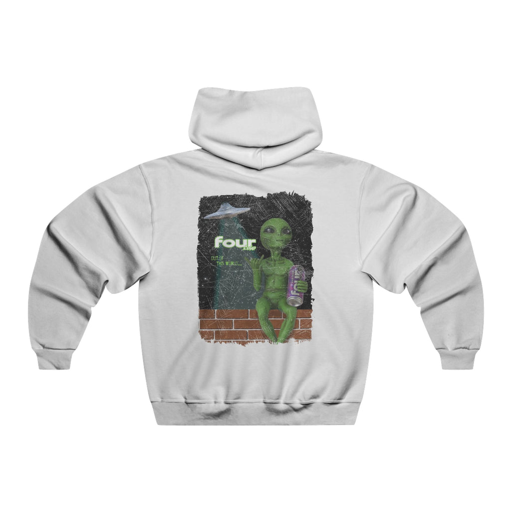 Four LOKO Alien Chilling Vintage Hoodie Worn Vintage Quality