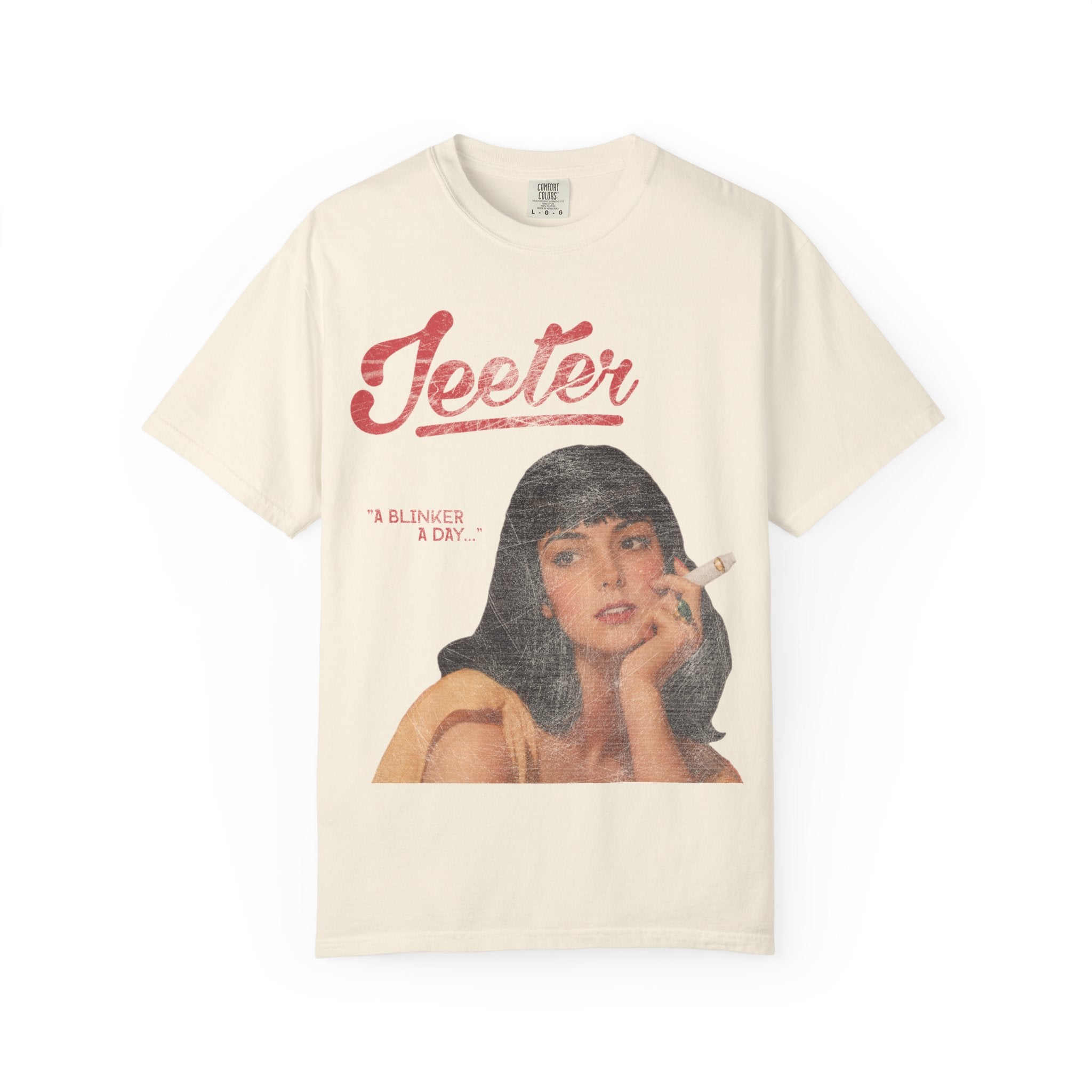 JEETER "A Blinker A Day" Rare Vintage T-Shirt Worn Qaulity