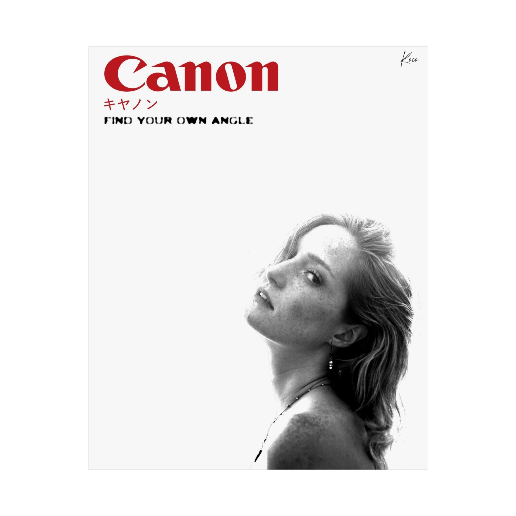 Canon Japanese Advertisement Poster