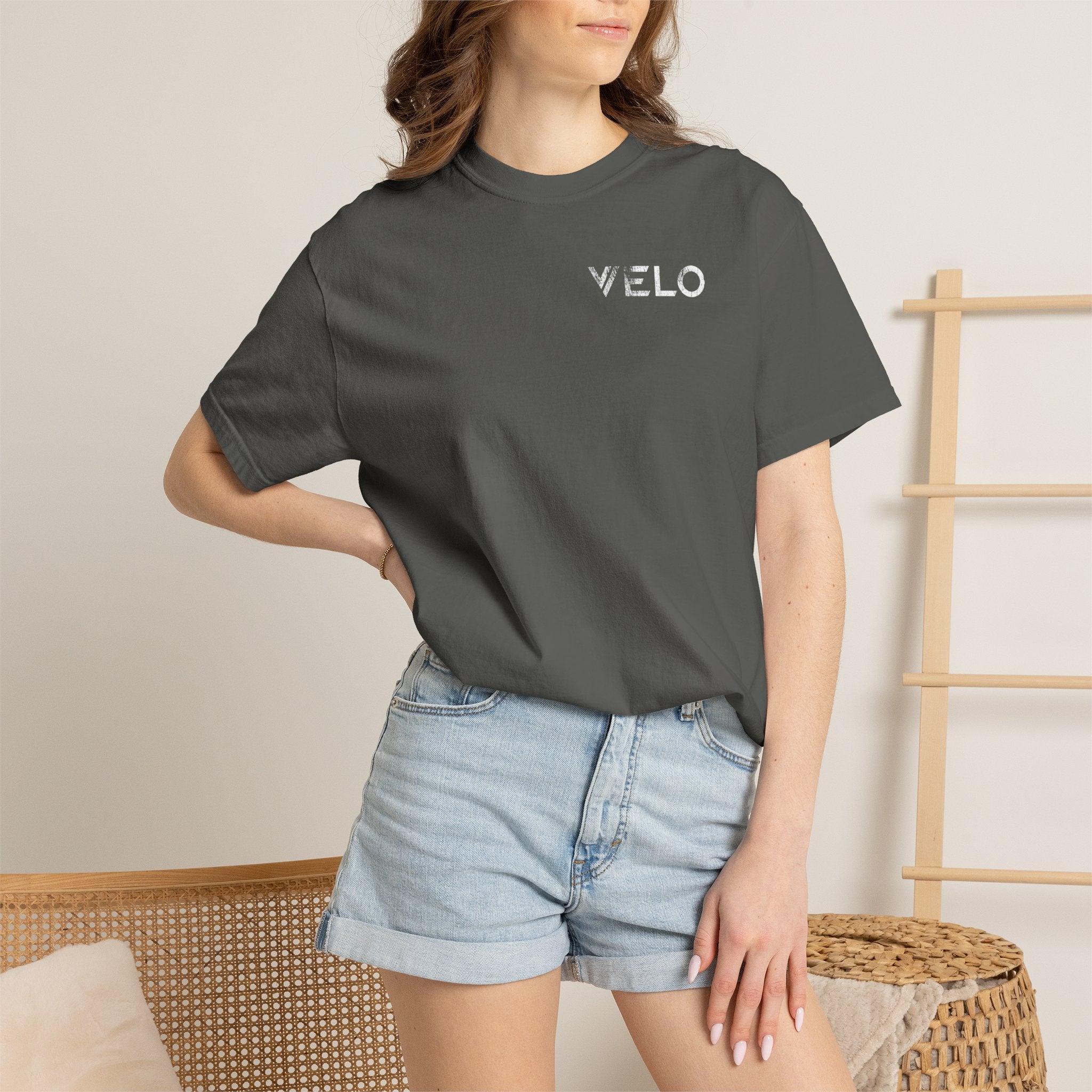 The Velo Man Ciggarette Parody T-shirt Vintage Worn Quality