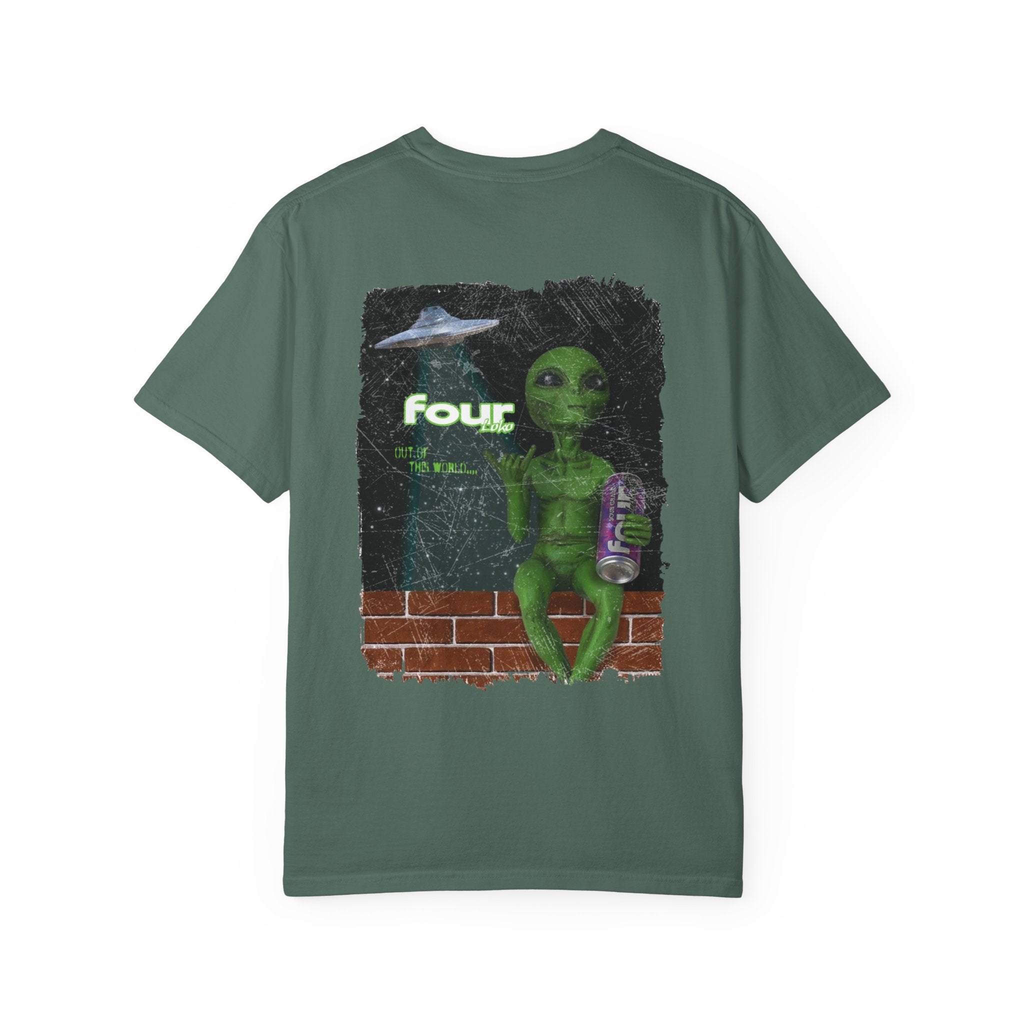 Four LOKO Alien Chilling Vintage T-shirt Worn Vintage Quality