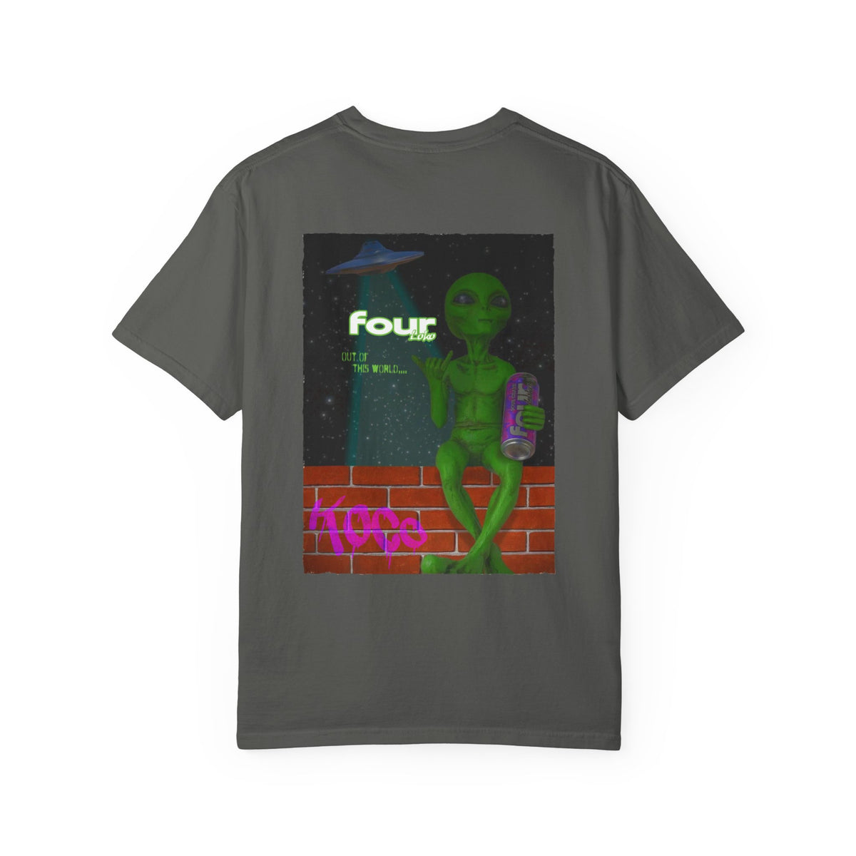 Four LOKO Alien Chilling Vintage T-shirt Worn Vintage Quality