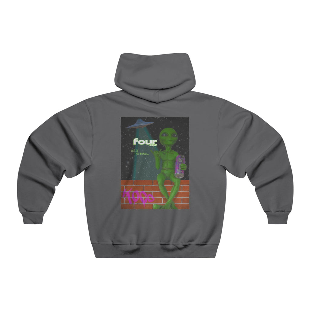 Four LOKO Alien Chilling Vintage Hoodie Worn Vintage Quality