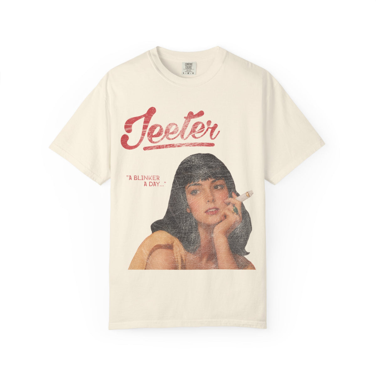 JEETER "A Blinker A Day" Rare Vintage T-Shirt Worn Qaulity